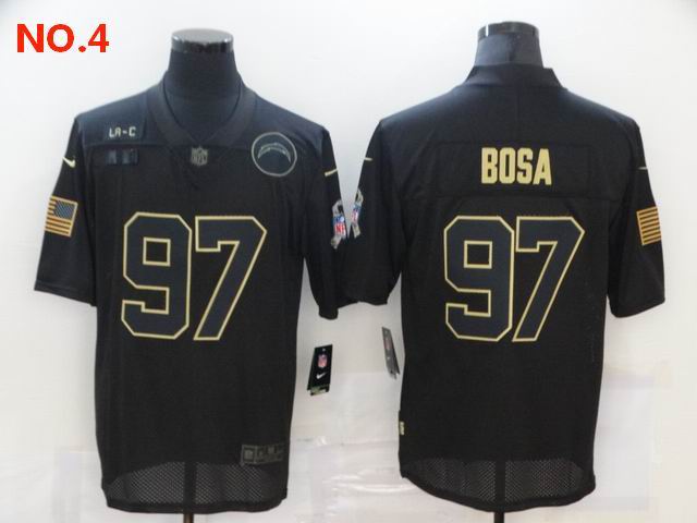 Men's Los Angeles Chargers #97 Joey Bosa Jersey NO.4;